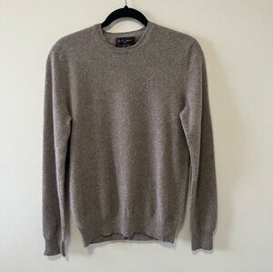 BLACK BROWN 1826 100% 2-Ply Cashmere Crewneck Sweater
